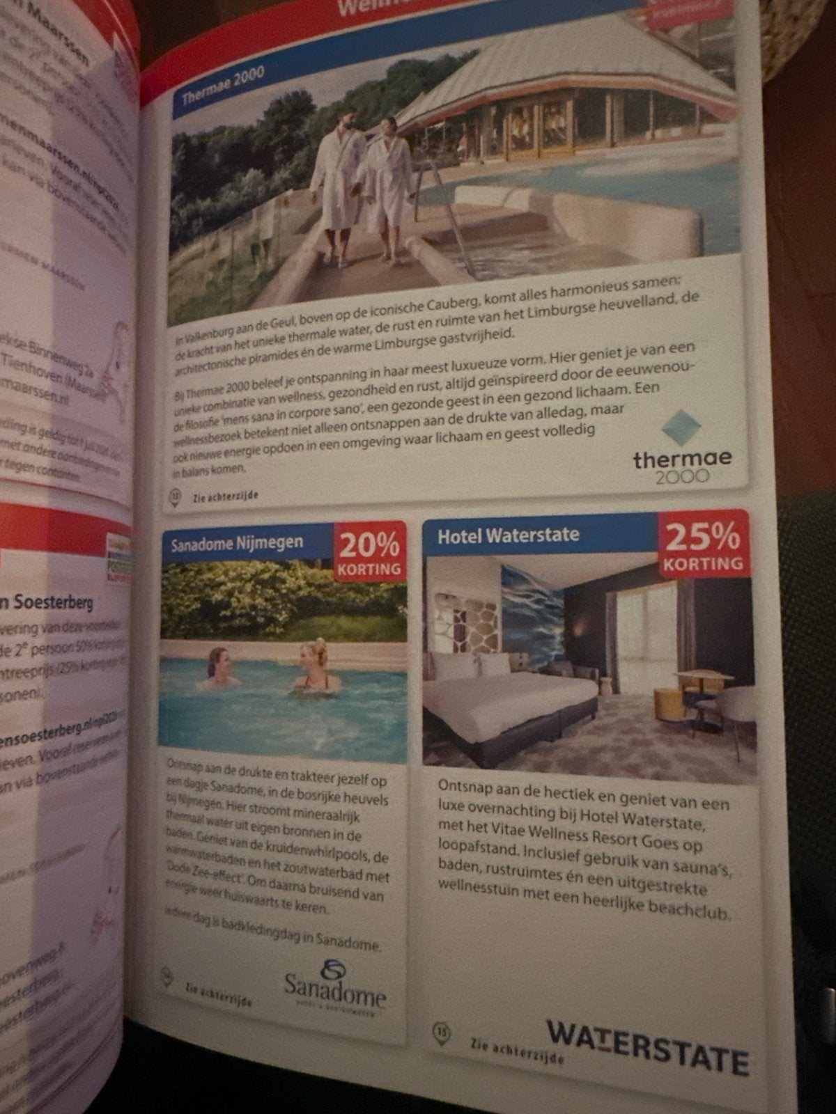 Kortingsbon sanadome of thermae 2000 of hotel waterstate, Tickets en Kaartjes