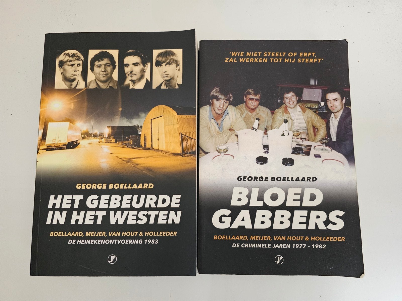 George Boellaard: Het Gebeurde in het Westen & Bloedgabbers, Ophalen of Verzenden, Gelezen