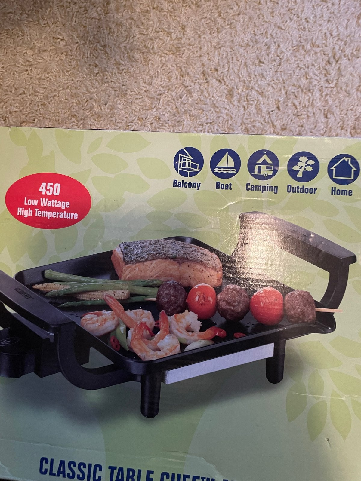 Princess Classic Table Chef Micro Tafelgrill - Nieuw, Ophalen of Verzenden, Zo goed als nieuw, Tafelgrill