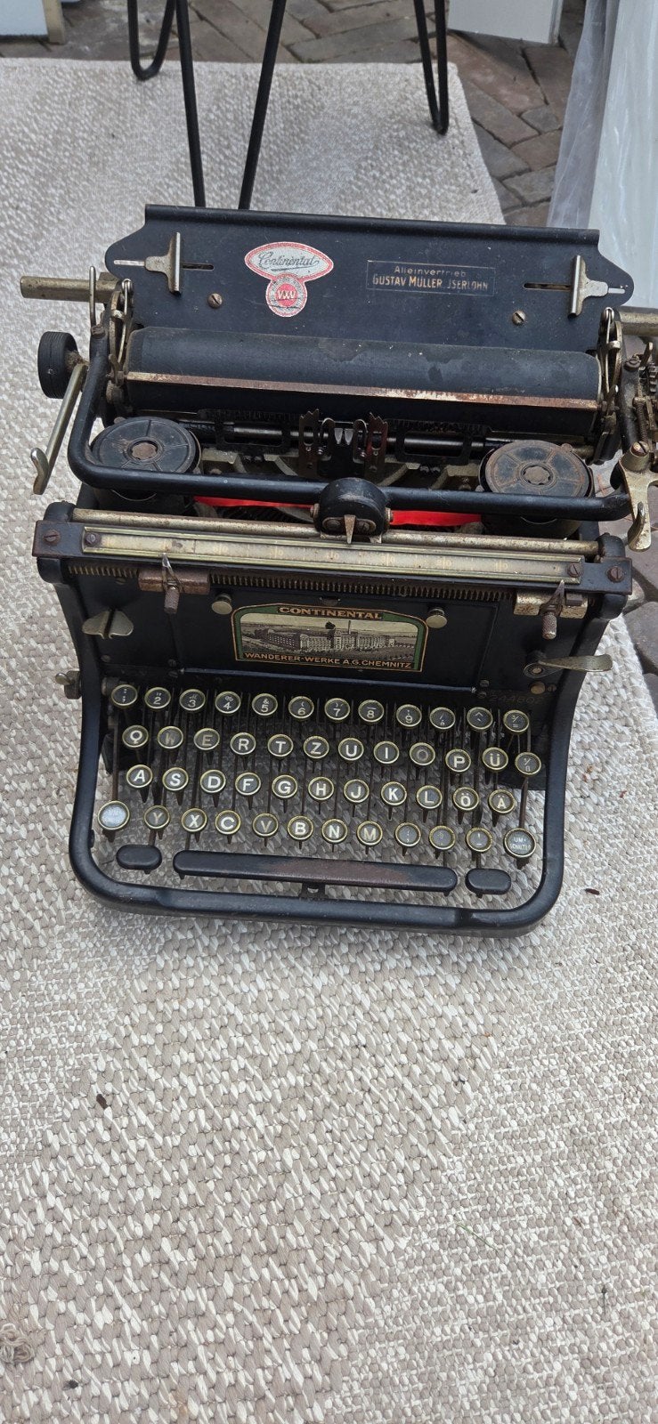 Vintage typemachine ter decoratie (werkt niet), Diversen, Typemachines, Ophalen