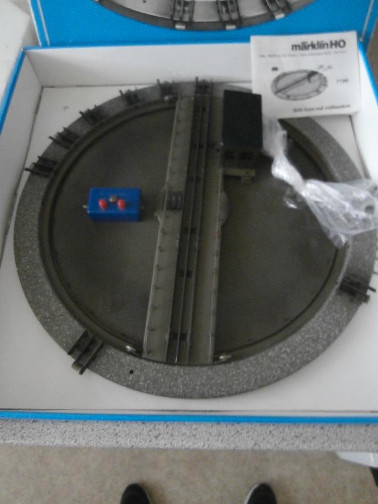 Marklin Draaischijf + Lokloods, Hobby en Vrije tijd, Modeltreinen | H0, Zo goed als nieuw, Brug, Tunnel of Gebouw, Wisselstroom