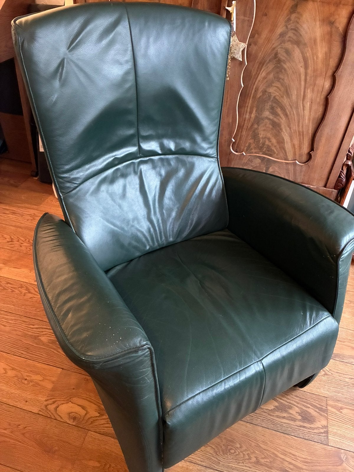 Relaxfauteuil, Ophalen, Gebruikt, Minder dan 75 cm, Leer