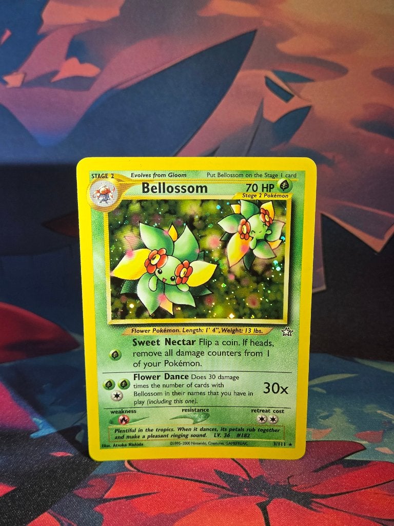 Bellossom 3/111 – Neo Genesis Holo- Near mint, Ophalen of Verzenden, Zo goed als nieuw