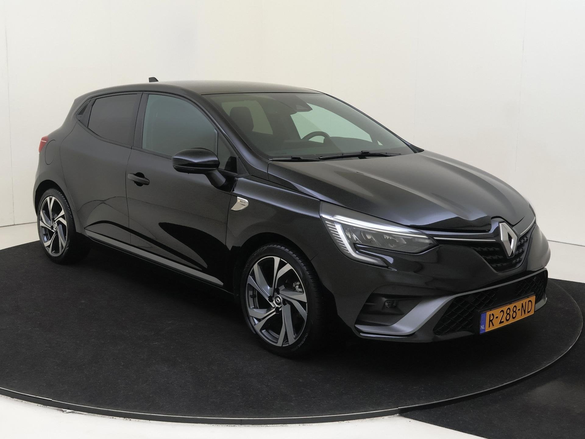 Renault Clio 1.6 E-Tech Hybrid 145 R.S. Line | Pack Advanced, Auto's, Renault, Gebruikt, Euro 6, Leder en Stof, Zwart