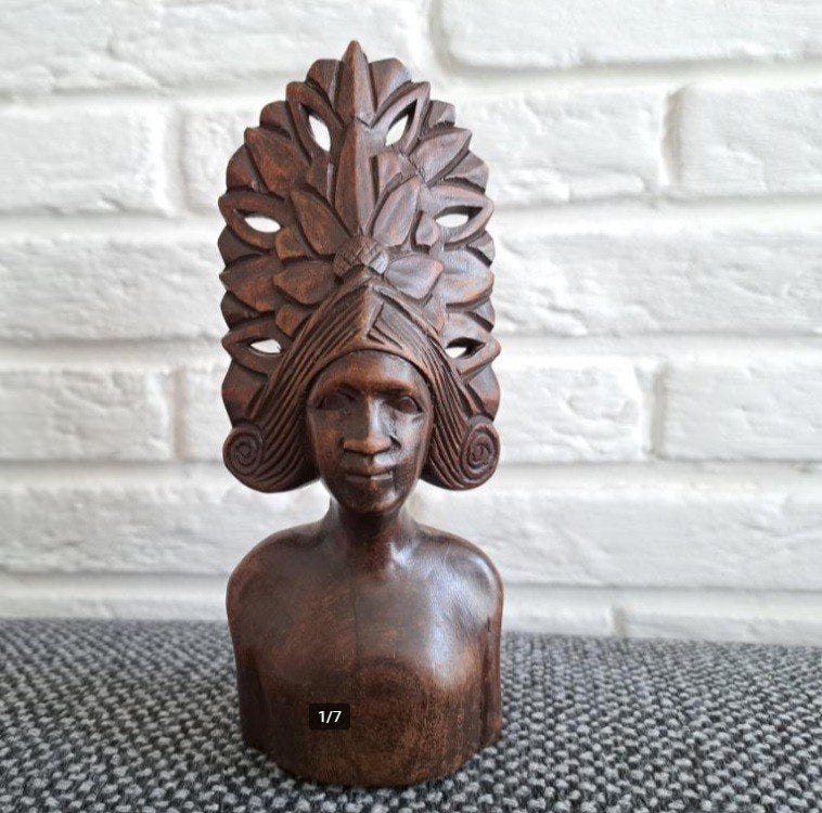 Afrikaanse godin houten beeld, Ophalen of Verzenden