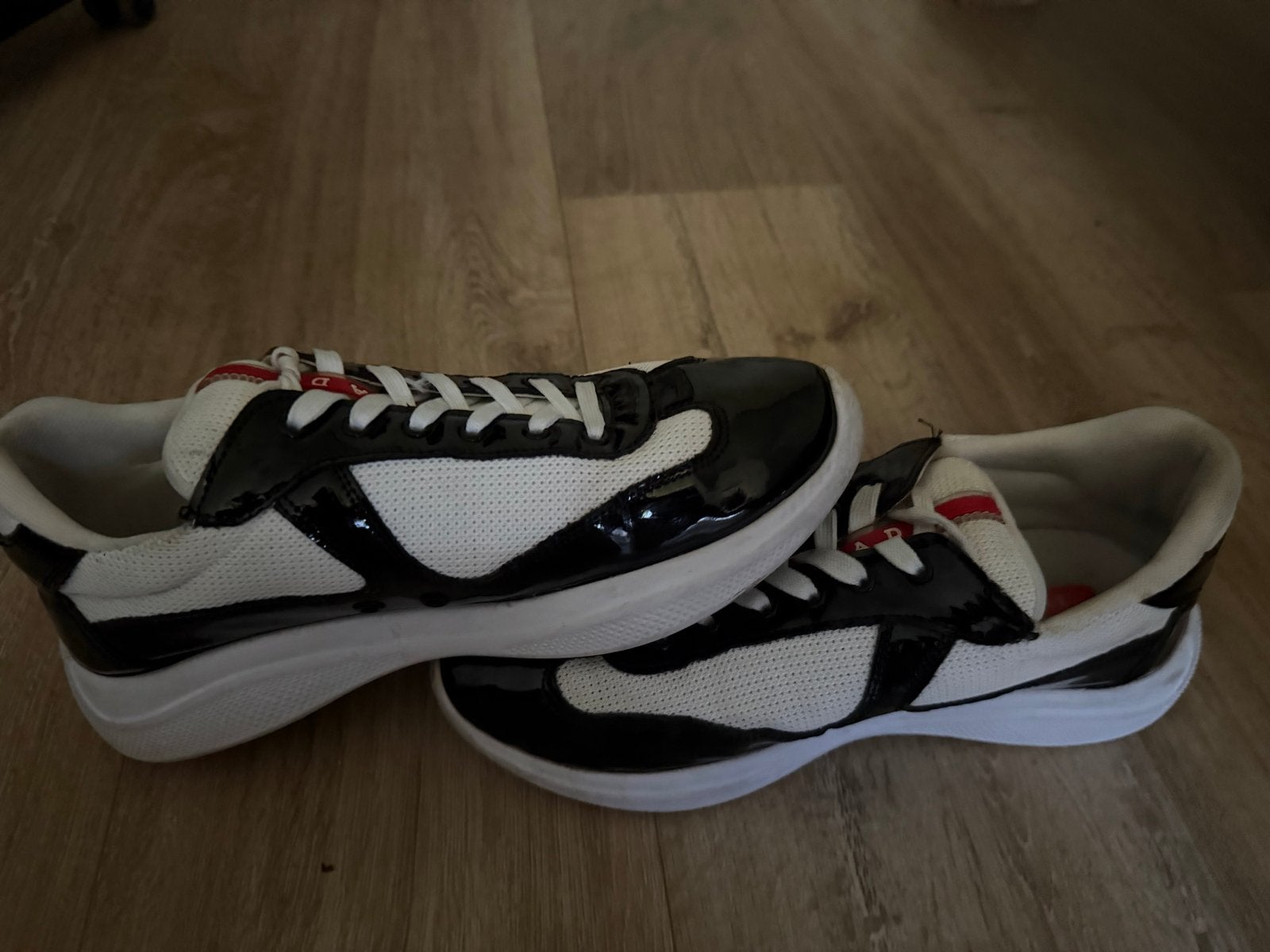 Prada sneakers heren maat 42, Ophalen, Gedragen, Zwart, Sneakers of Gympen