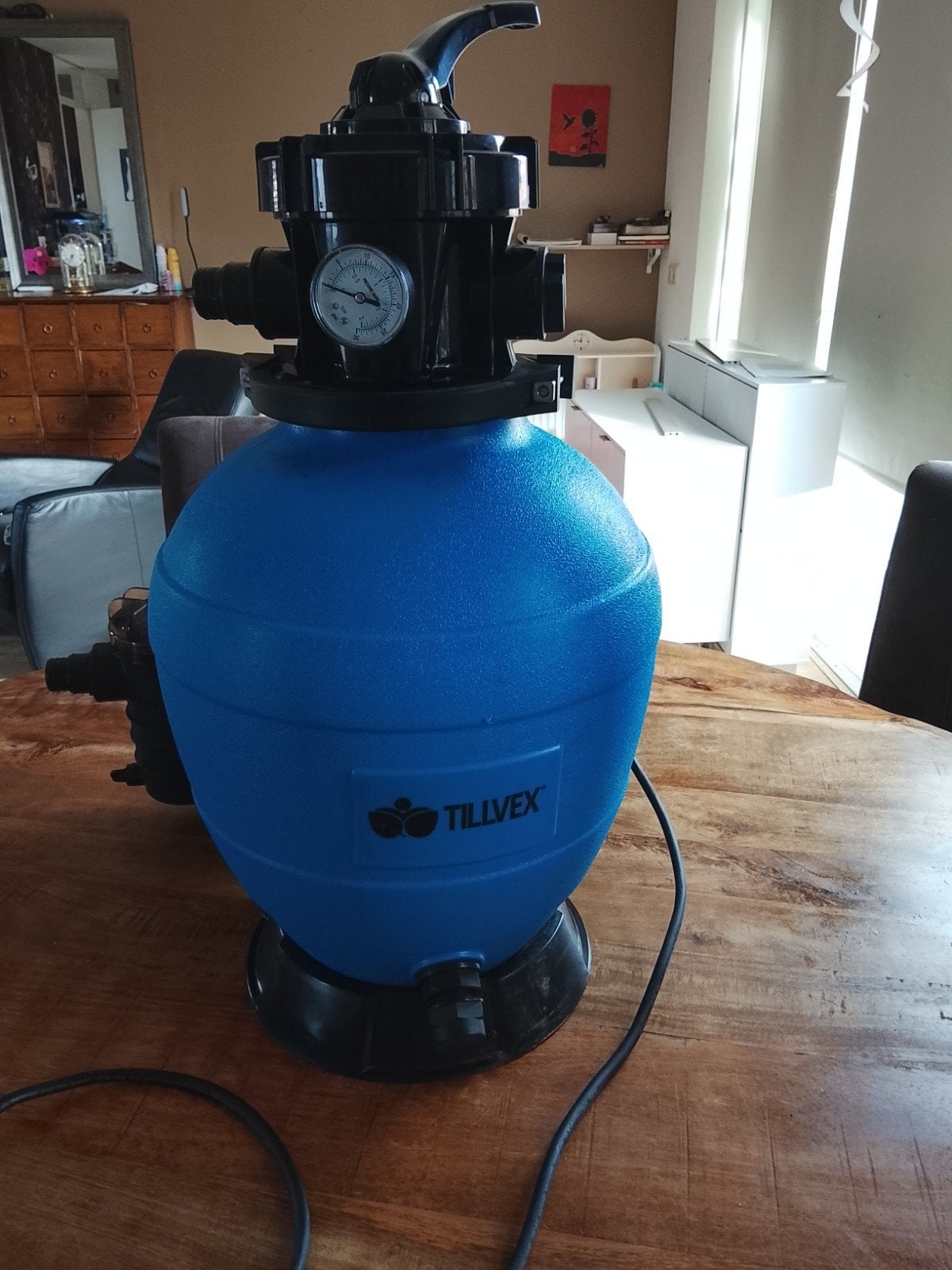 Tillvex Zandfilterpomp 13500L/H - Zo goed als nieuw, Tillvex, ., Ophalen of Verzenden, Zo goed als nieuw