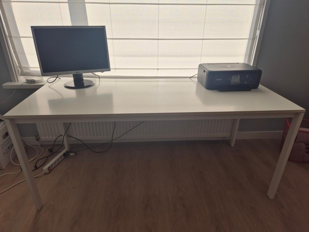 Bureau, Ophalen, Zo goed als nieuw, 150 tot 200 cm, Rechthoekig