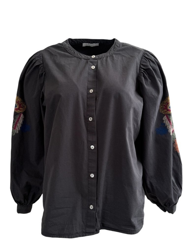 By-Bar blouse L, Kleding | Dames, Ophalen of Verzenden, Zo goed als nieuw, Grijs