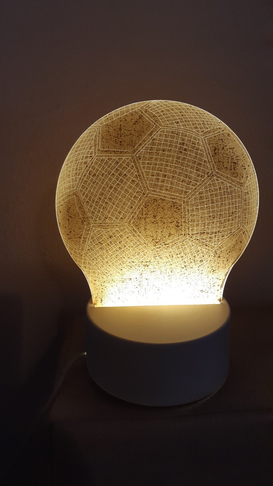 voetbal lamp, Ophalen of Verzenden, Zo goed als nieuw, Lamp