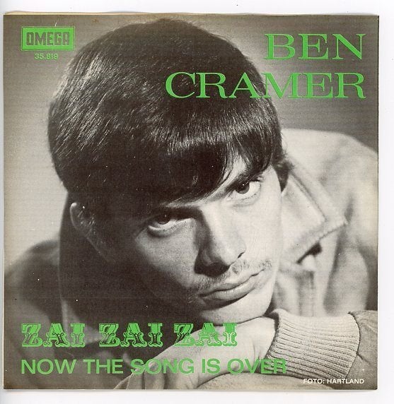 Top 40- Single van Ben Cramer - Nederpop uit 1967, Fotohoes, Ophalen of Verzenden, Gebruikt, Pop