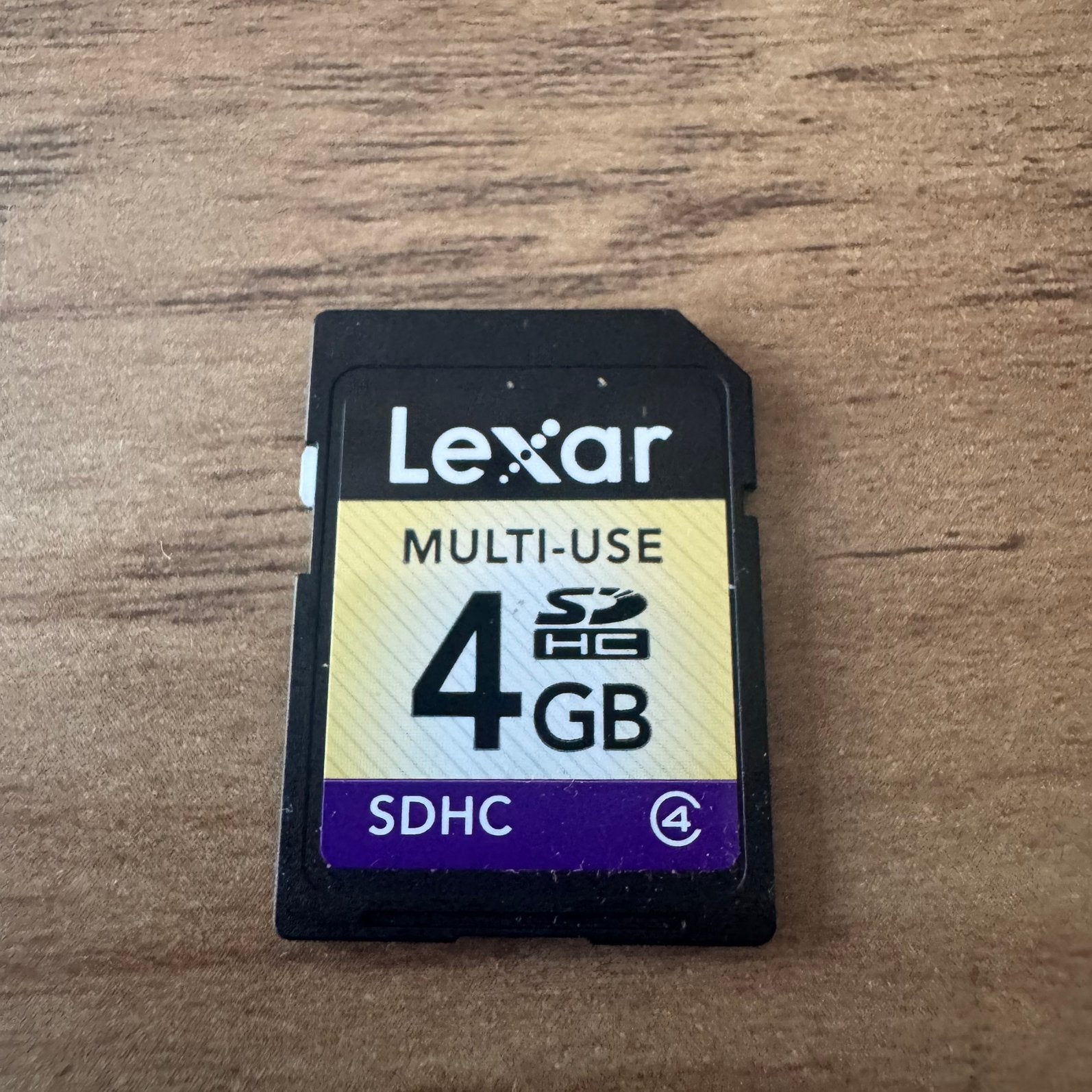 Originele Lexar 4 GB SD Kaart afkomstig van Nintendo 3DS XL, Ophalen of Verzenden, Zo goed als nieuw, Fotocamera