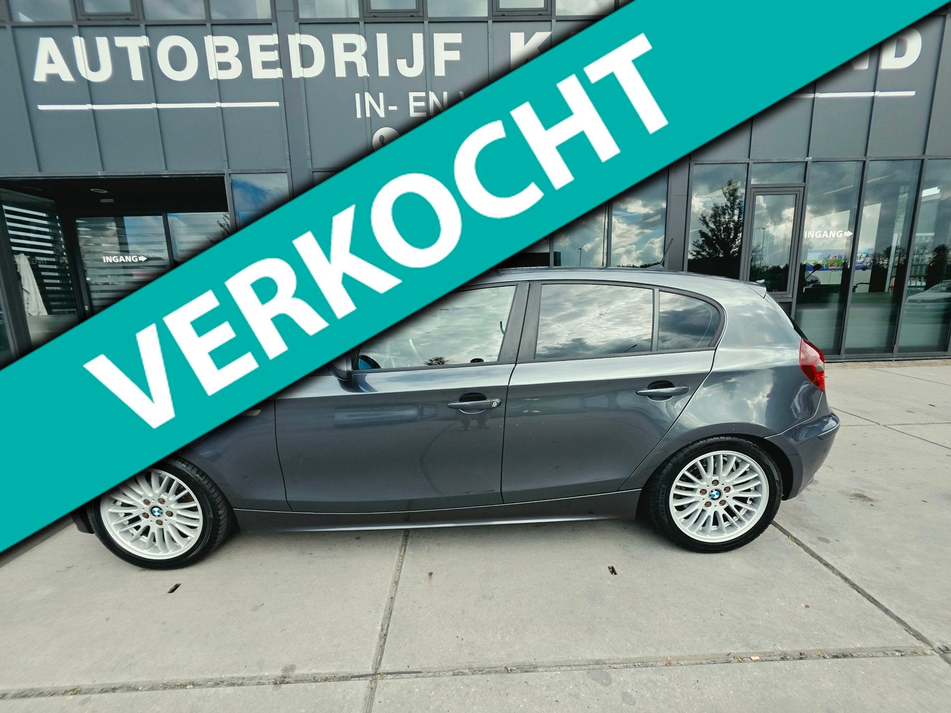 BMW 1-serie 120d Graphite - Leer - Navi - Cruise -, Auto's, 1-Serie, Achterwielaandrijving, 4 cilinders, 163 pk