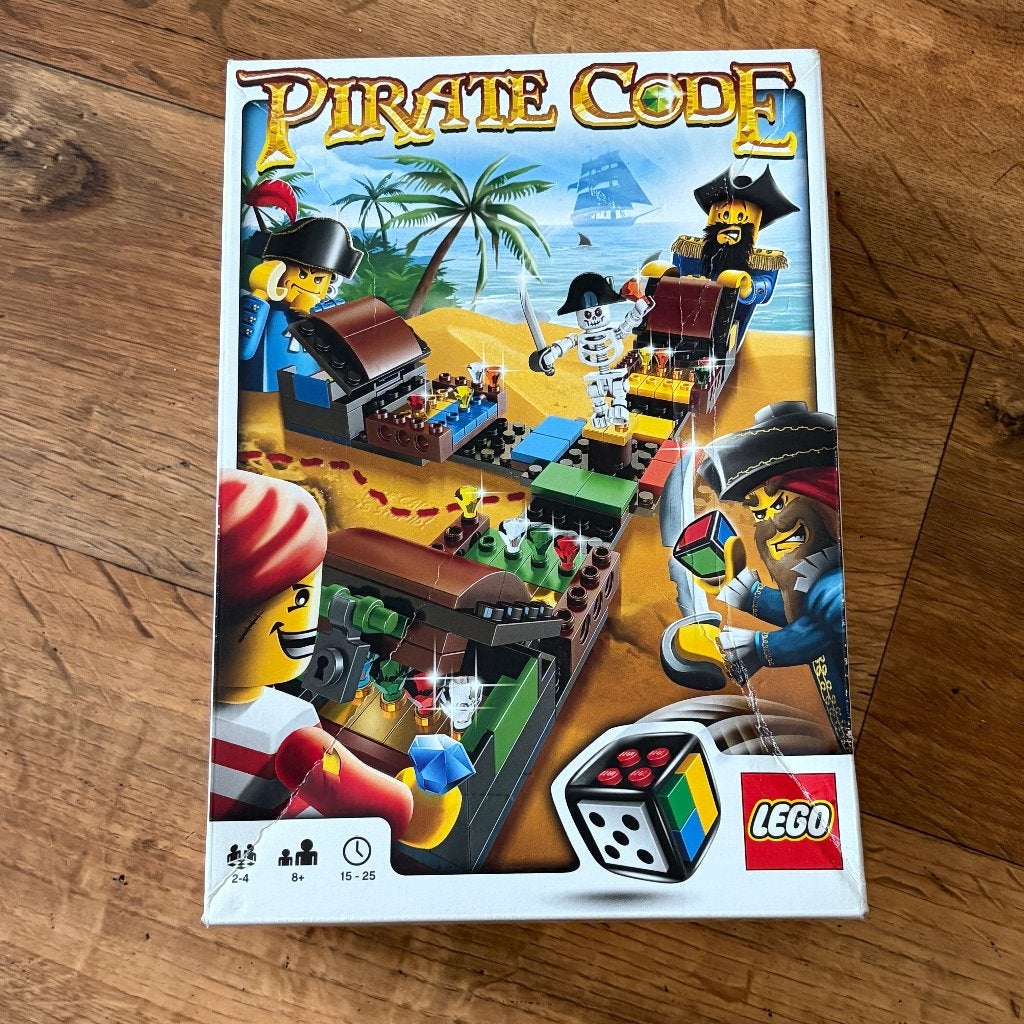 LEGO Pirate Code (3840) bordspel, Lego, Ophalen of Verzenden, Zo goed als nieuw, Inclusief accessoires