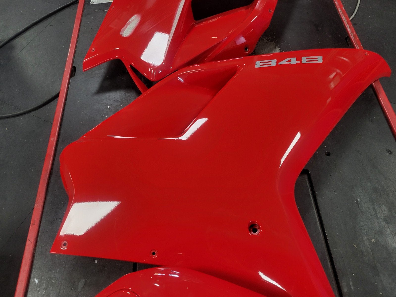 Kuipdelen kuip panelen Ducati 848, Ophalen