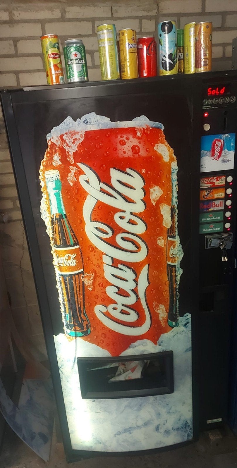 frisdrankautomaat  Cola, Verzamelen, Ophalen