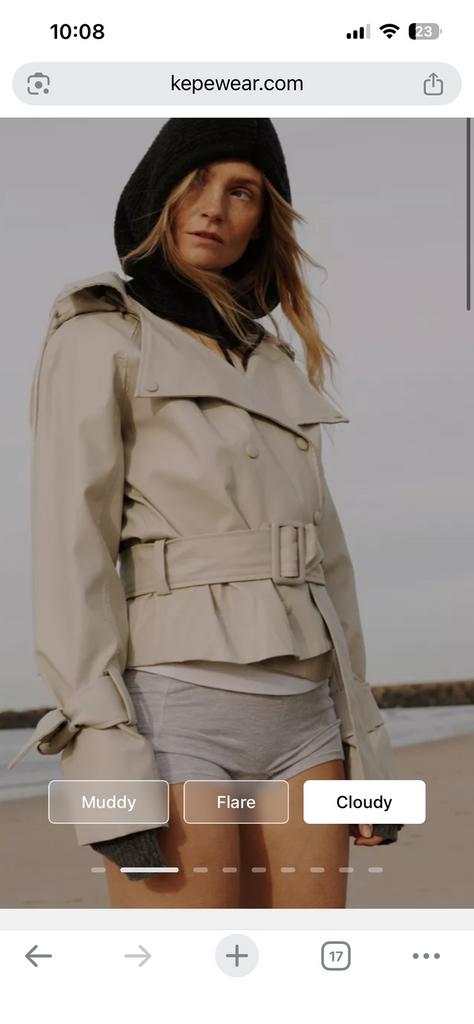 Regenjas Kepewear, Ophalen of Verzenden, Nieuw, Maat 36 (S), Beige