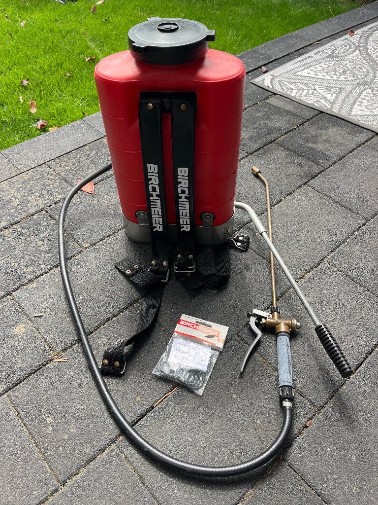 Rugspuit Birchmeier, Verzenden, Gebruikt, Onkruidbestrijding