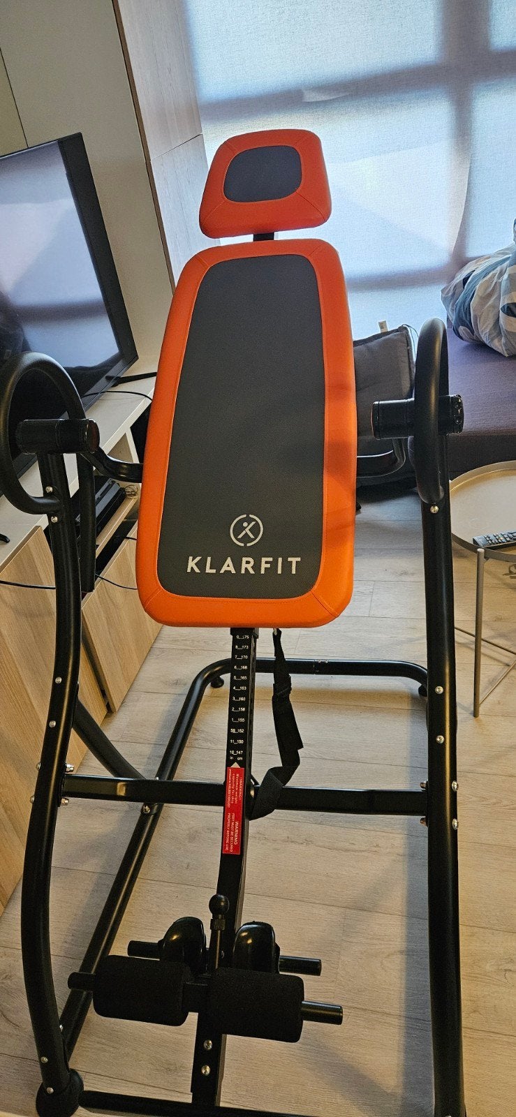 Klarfit Inversiebank - Zo goed als nieuw, Sport en Fitness, Ophalen, Rug, Overige typen, Zo goed als nieuw