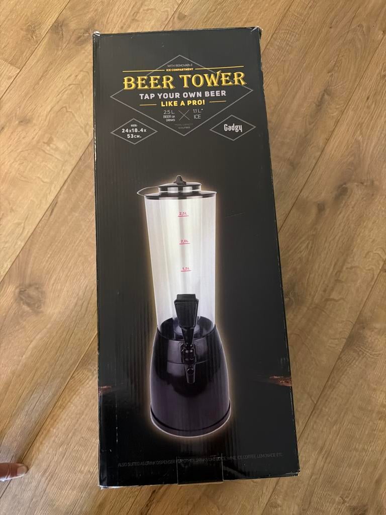 Nieuwe Beer Tower - Biertap Zuil - Bier toren, Ophalen of Verzenden, Nieuw
