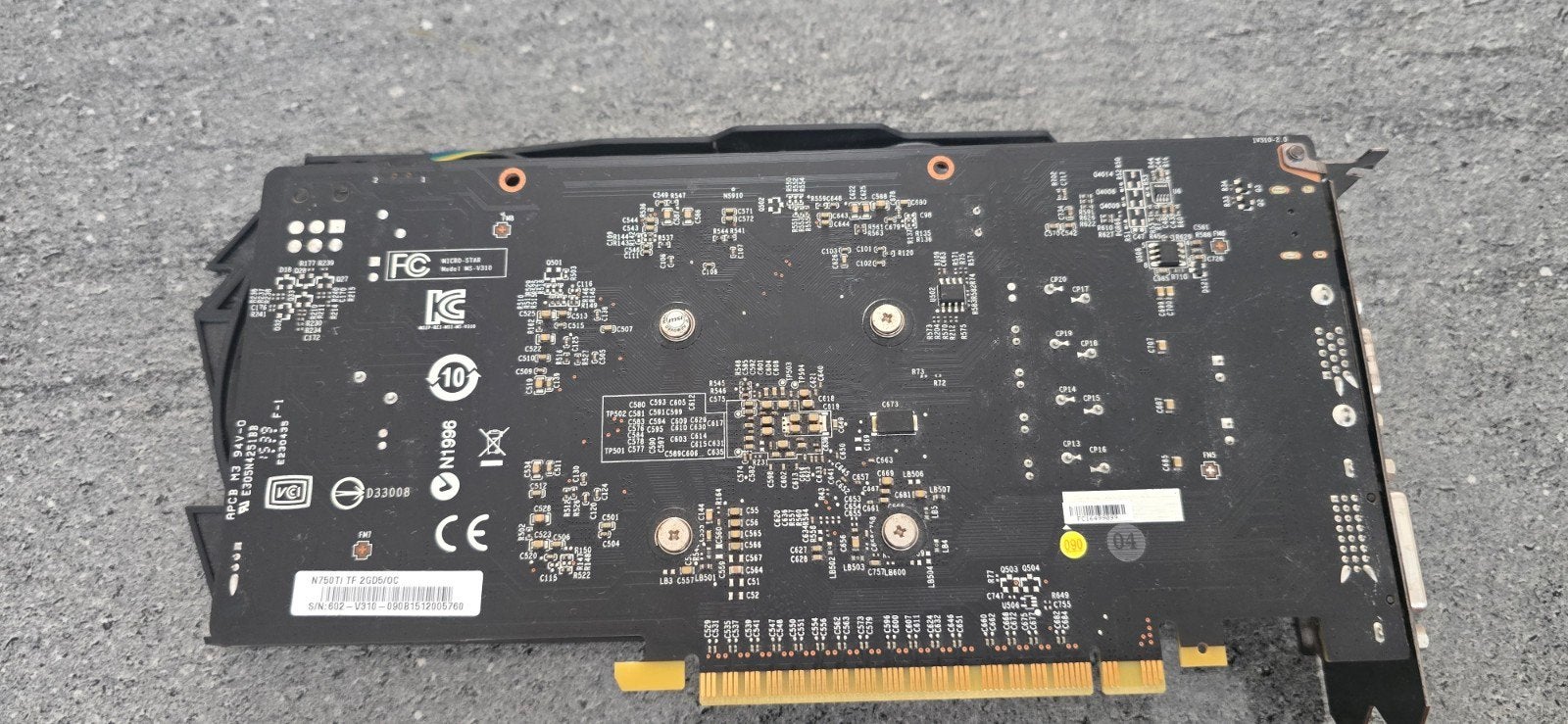 Gpu Gtx 750 TI Gaming x Twin frozr, Computers en Software, Videokaarten, PCI-Express 3, HDMI, Ophalen of Verzenden, Nvidia