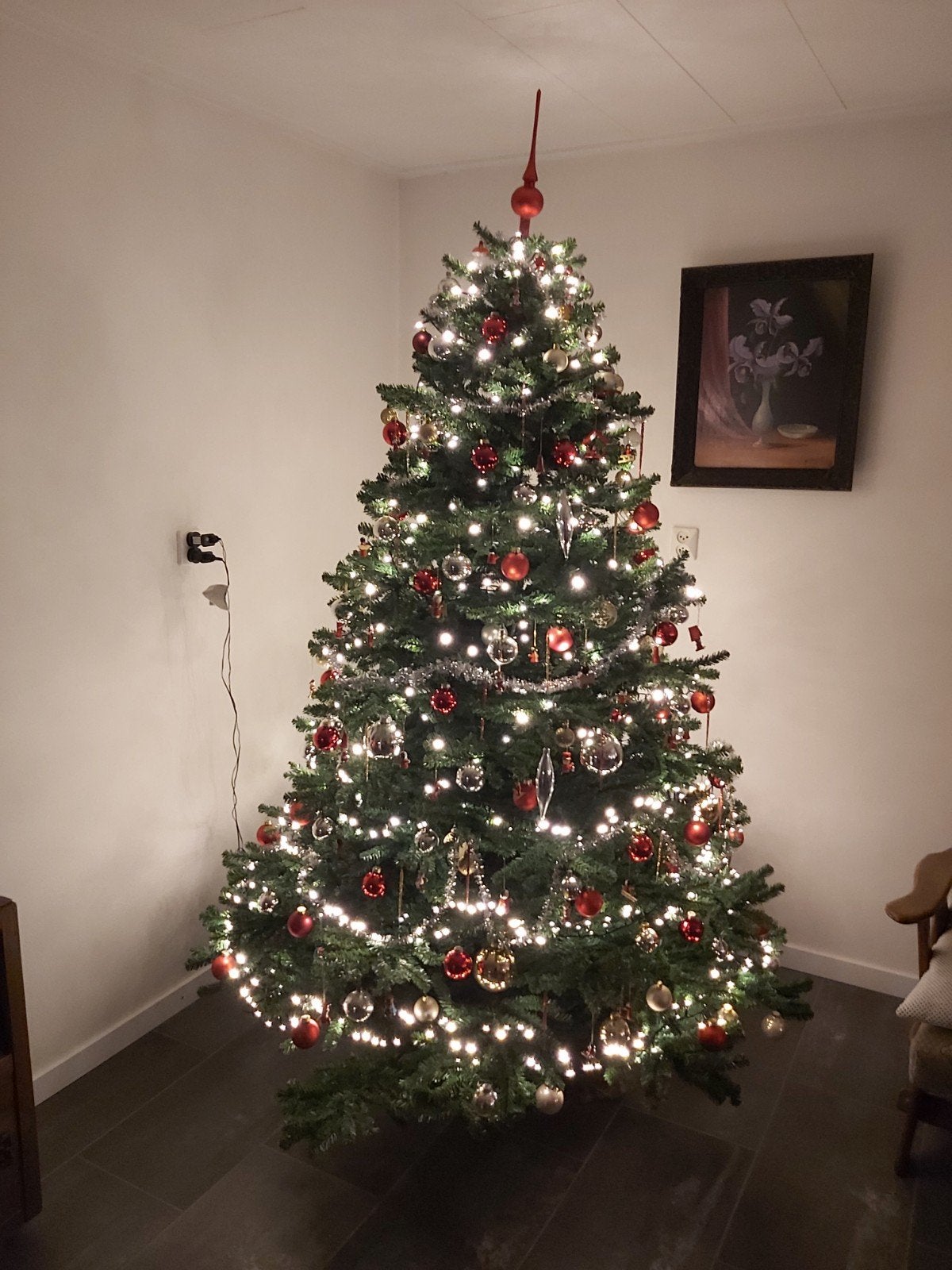 kunst kerstboom, Ophalen, Gebruikt