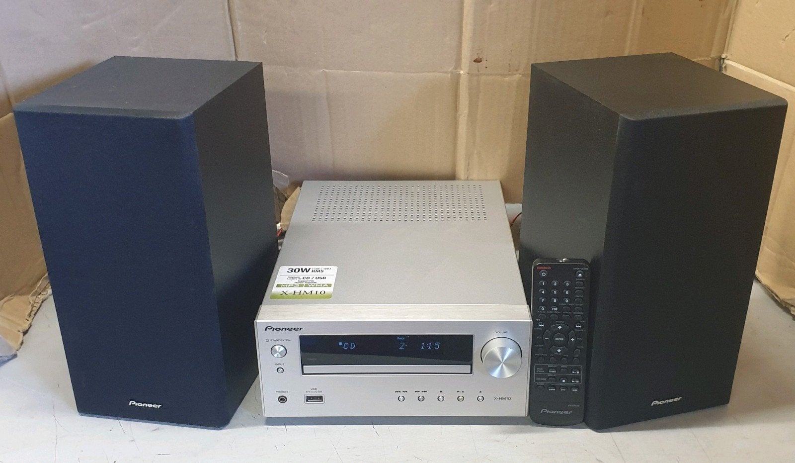 Pioneer stereo set x-hm10 + afstandsbediening en speakers, Ophalen of Verzenden, Pioneer