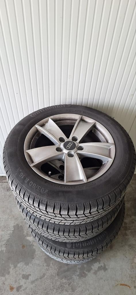 Audi 5x112 zgan winterbanden, Auto-onderdelen, Ophanging en Onderstel, Ophalen, Gebruikt, Audi