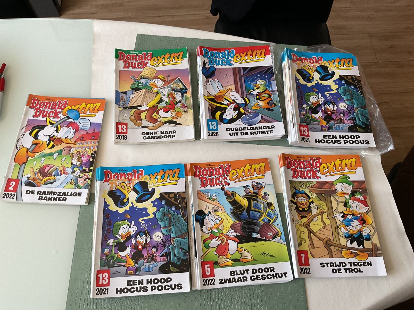Donald duck extra complete jaargang 2021 en veel losse nr’s, Boeken, Complete serie of reeks, Ophalen, Zo goed als nieuw, Europa