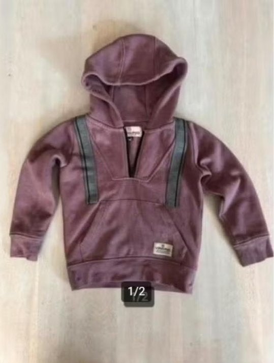 Paarse Vingino trui / hoodie (ZGAN) maat 104, Jongen of Meisje, Trui of Vest, Ophalen of Verzenden, Zo goed als nieuw