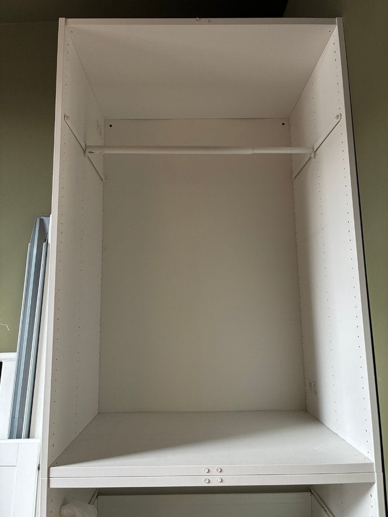 Platsa kast met hanggedeelte 80bx55dx120h (incl deuren), Huis en Inrichting, Kasten | Kledingkasten, Ophalen, Gebruikt, 100 tot 150 cm