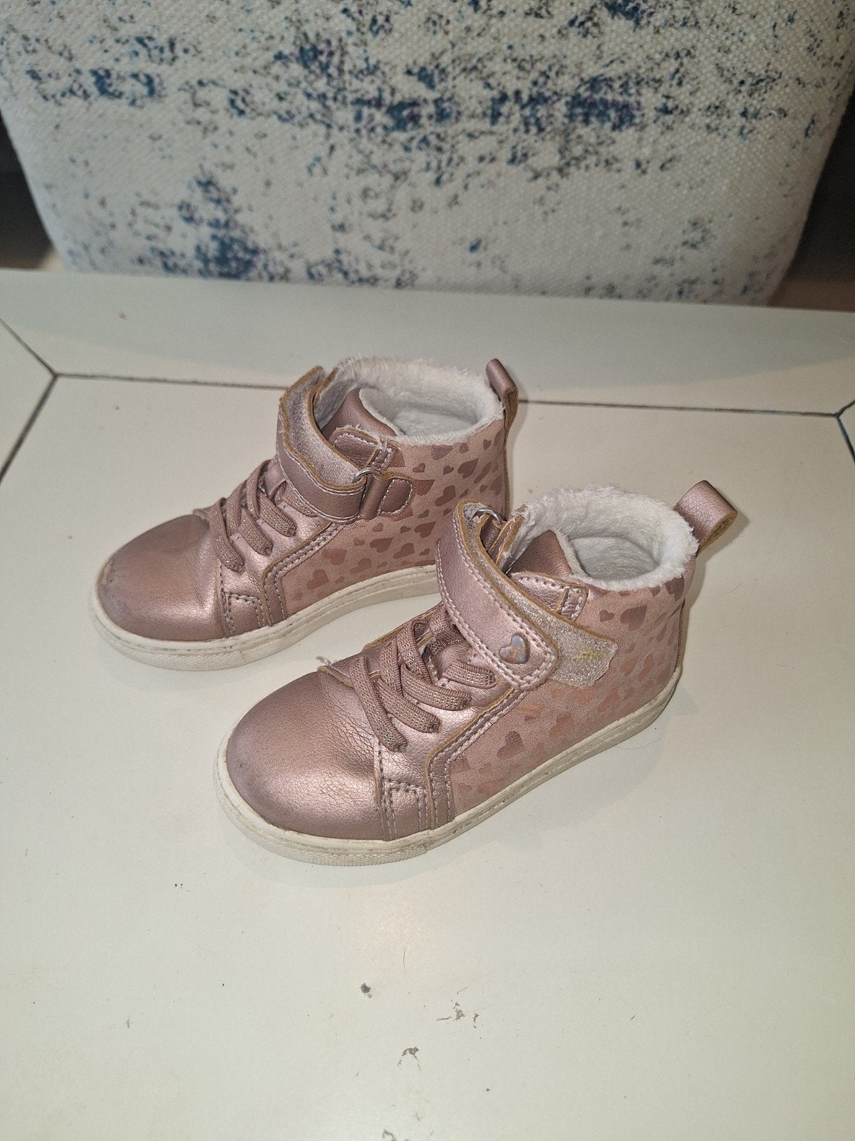 Schoentjes friboo maat 23 roze metallic, Ophalen of Verzenden, Gebruikt, Meisje, Schoenen