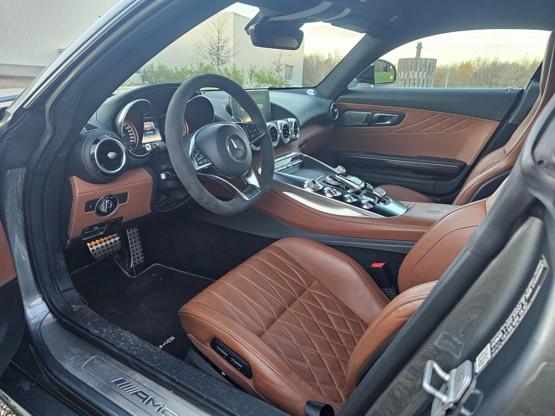 Mercedes-Benz AMG GT 4.0 S V8 GTR 21"/grey/LEER 510pk, Auto's, Mercedes-Benz, Automaat, Achterwielaandrijving, Gebruikt, 510 pk
