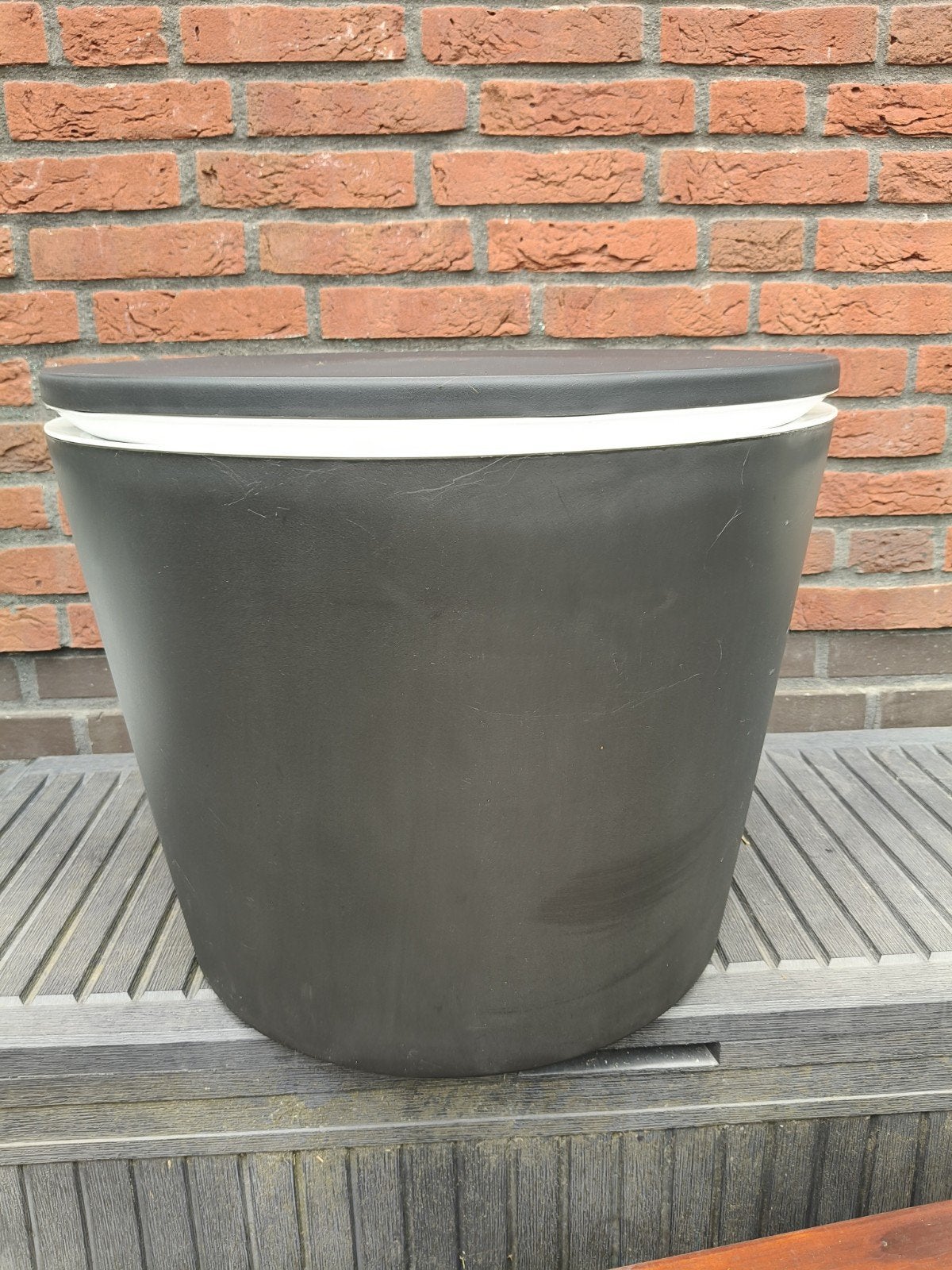 Bijzettafel met geïntegreerde koelbox - Nieuw!, Ophalen, Nieuw, Rond, Kunststof