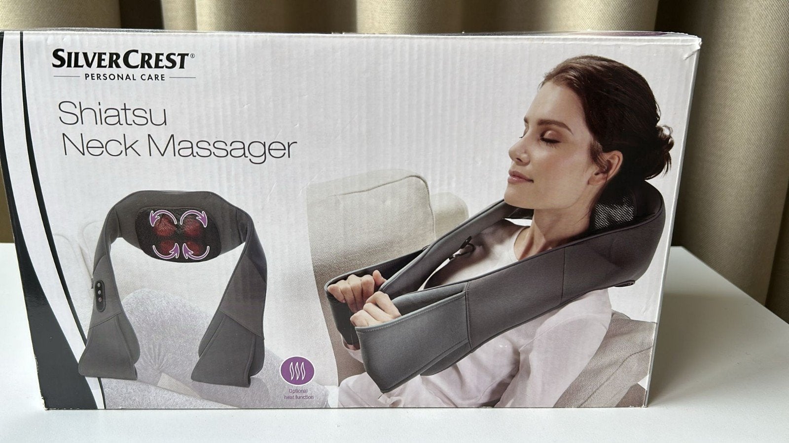 Nekmassage apparaat met warmte - Shiatsu Nek Massager, Ophalen, Zo goed als nieuw, Apparaat