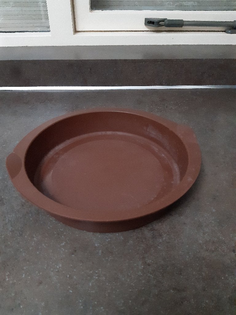 Tupperware mfv multiflex taartvorm rond bruin, Ophalen of Verzenden, Zo goed als nieuw, Bruin, Schaal
