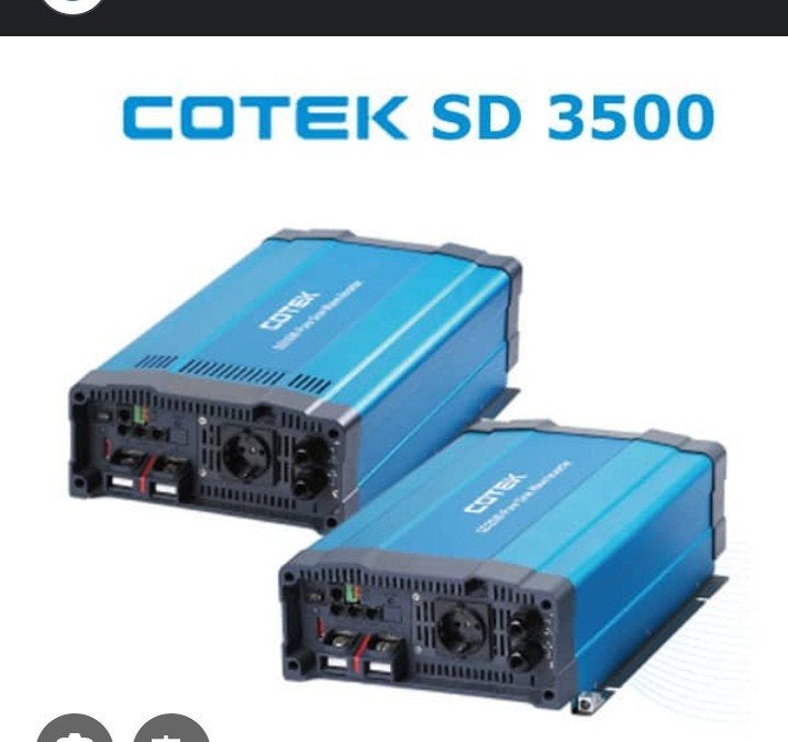 omvormer 24 volt 230 ac,3500 watt, Ophalen