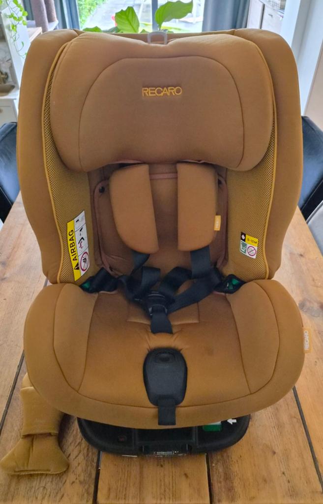 Recaro Salia 125 Select i-Size autostoel - Sweet Curry 360, 0 t/m 18 kg, Verstelbare rugleuning, Zo goed als nieuw, Isofix