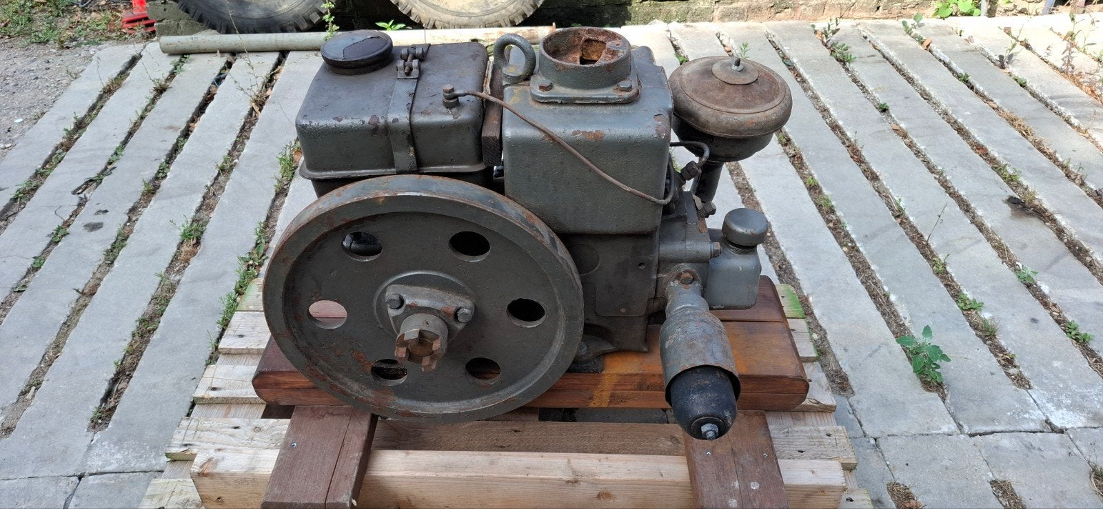 2x guldner gkn 6, Ophalen, Dieselmotor