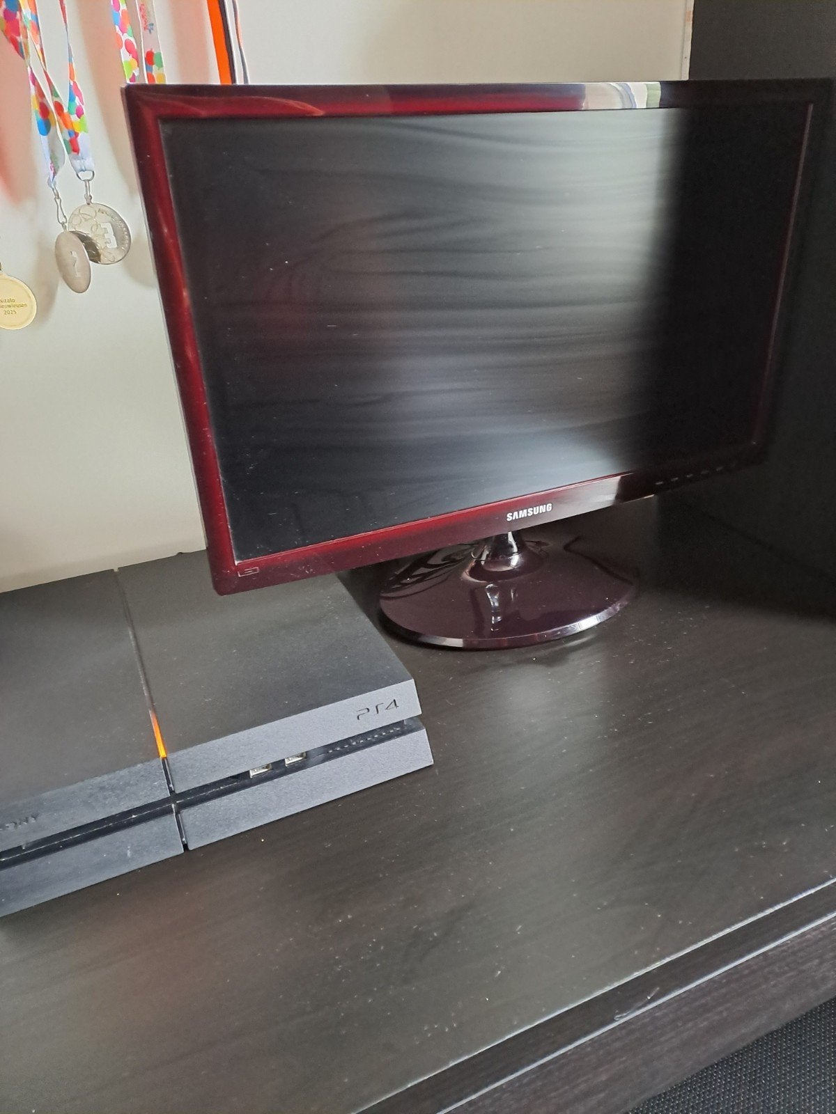PlayStation 4 (PS4) met games en monitor, Ophalen of Verzenden, Zonder controller, Original, 500 GB