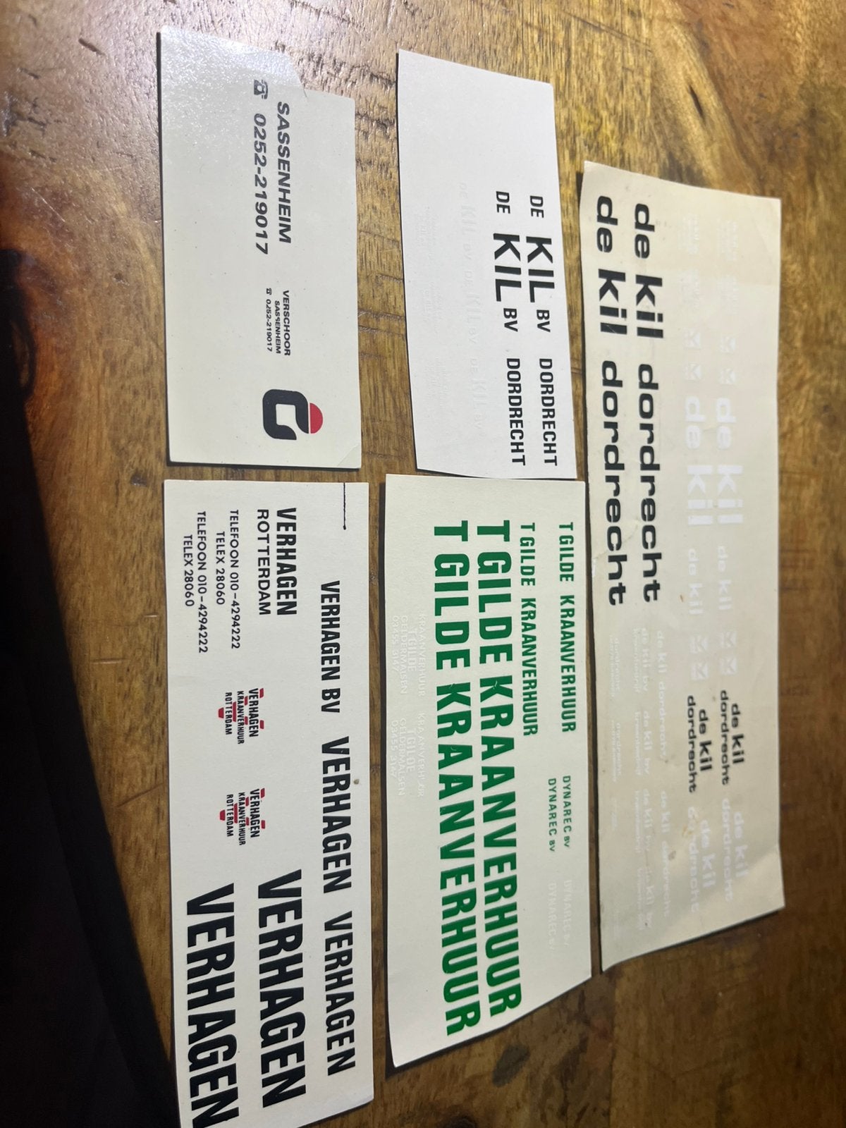 Div Decals van de kil,t t’gilde,verhagen, verschoor, Ophalen of Verzenden, Nieuw, Hijskraan, Tractor of Landbouw, Wsi