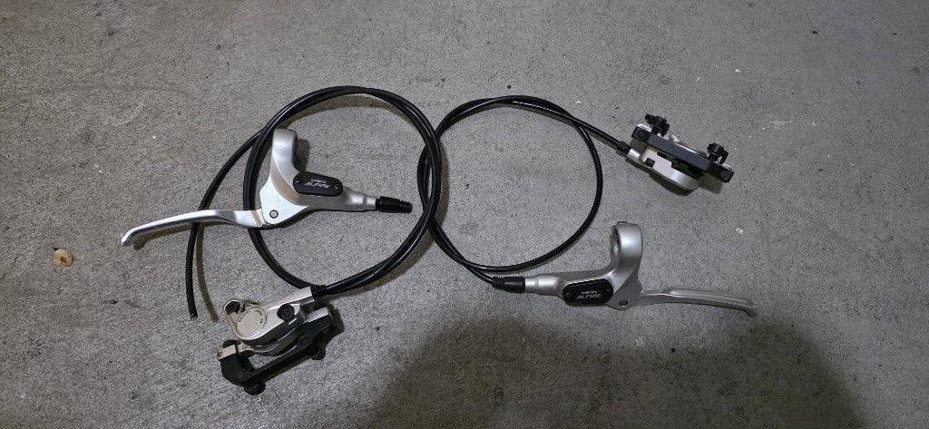 Set Shimano Alfine olie druk remhendels met remklauwen., Ophalen of Verzenden, Zo goed als nieuw, Shimano Alfine