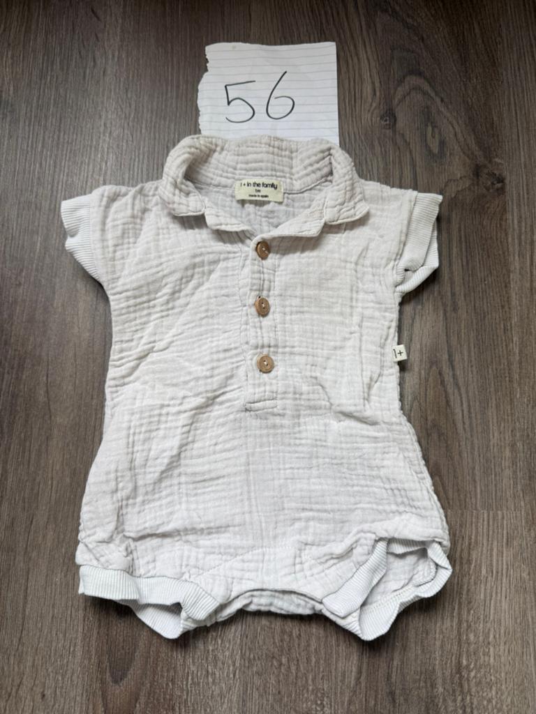 1+ in the family boxpakje maat 56 | 1 maand, Kinderen en Baby's, Ophalen of Verzenden, Gebruikt, Jongetje of Meisje, Pakje
