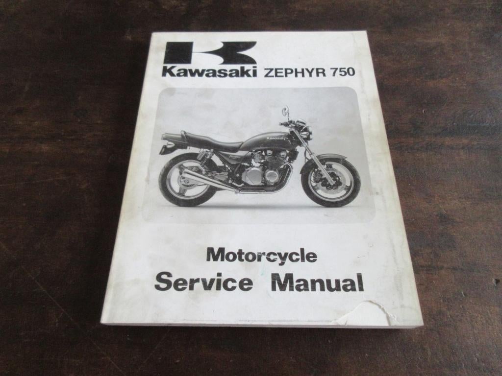 Kawasaki Zephyr 750 ZR750 1991 werkplaatshandboek manual, Motoren, Ophalen of Verzenden, Kawasaki