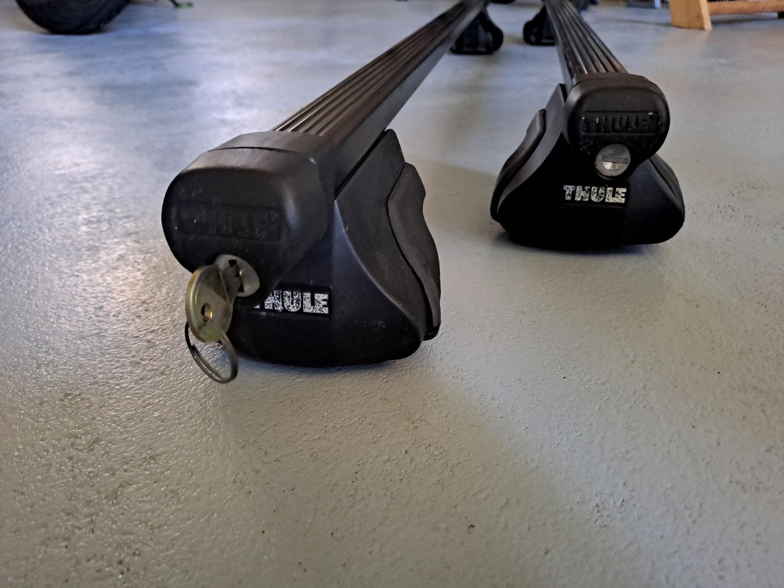 Thule Smartrack (114 cm) dakrailsysteem, Ophalen, Gebruikt