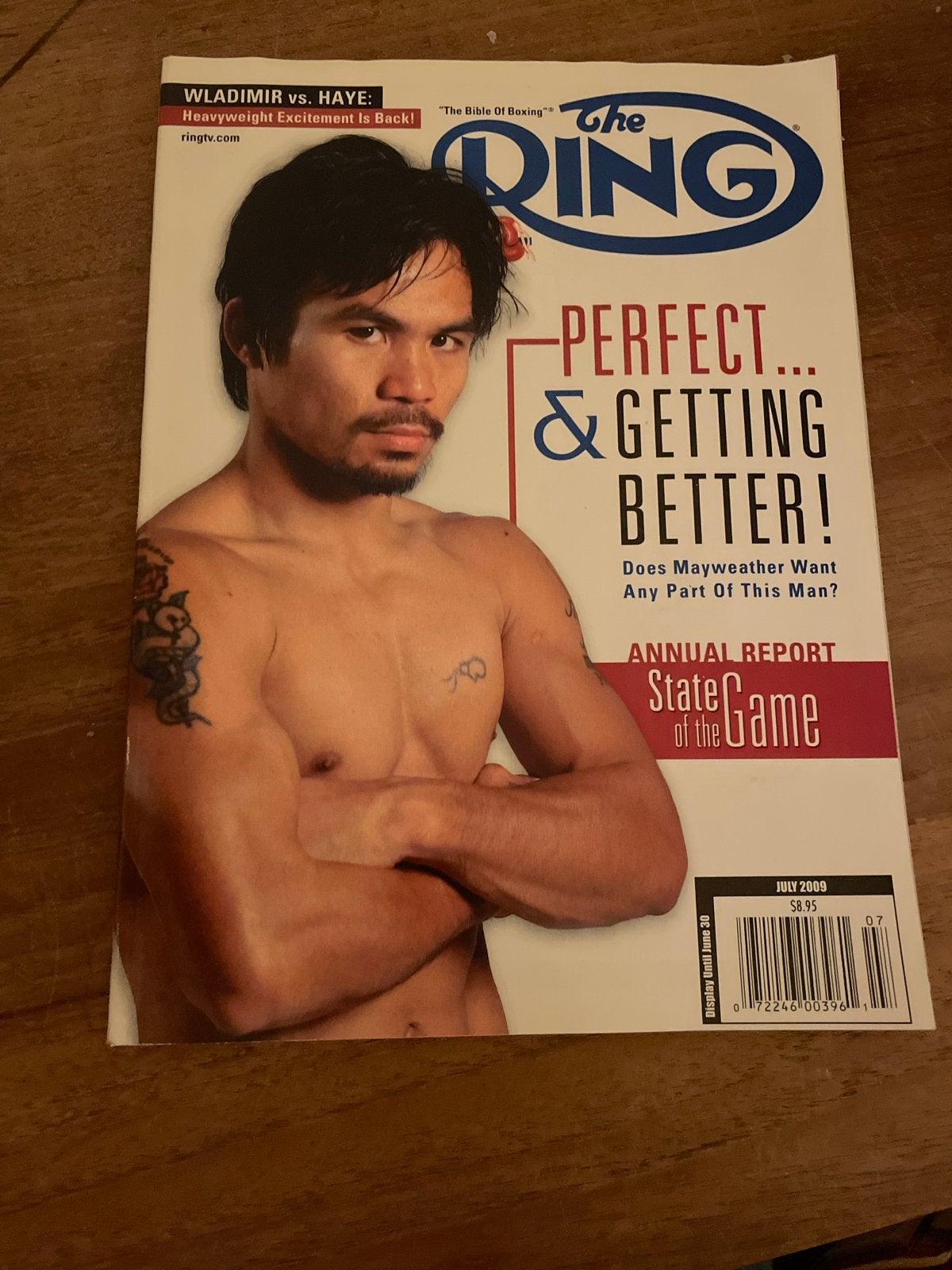 The Ring Magazine - Juli 2009 - Manny Pacquiao, Ophalen of Verzenden, Zo goed als nieuw, Overige typen
