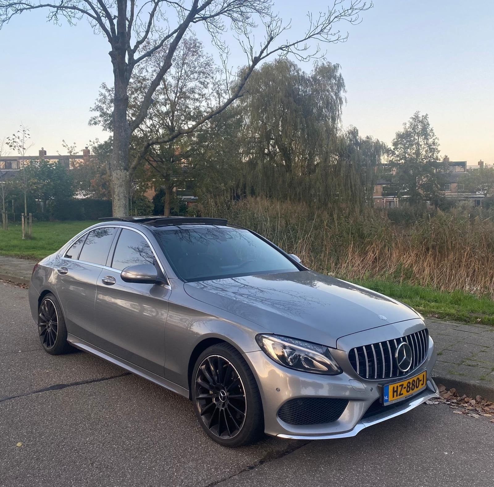 Mercedes-Benz C-Klasse C220 CDI 2.1 125KW Aut7 AMG / pano, Auto's, Automaat, Achterwielaandrijving, 1800 kg, 4 cilinders