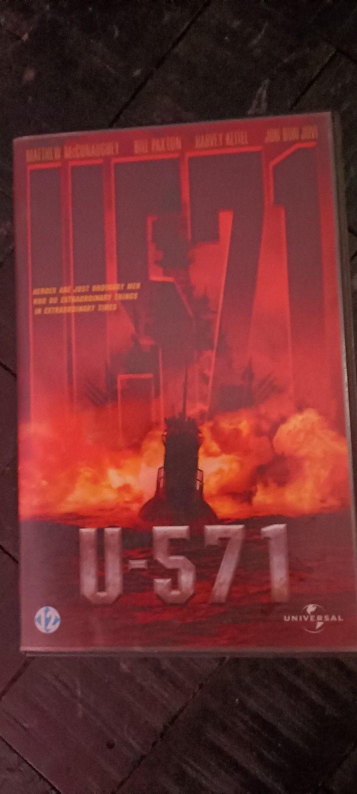 U571 vhs video band film Lees  adv, Alle leeftijden, Ophalen of Verzenden, Zo goed als nieuw