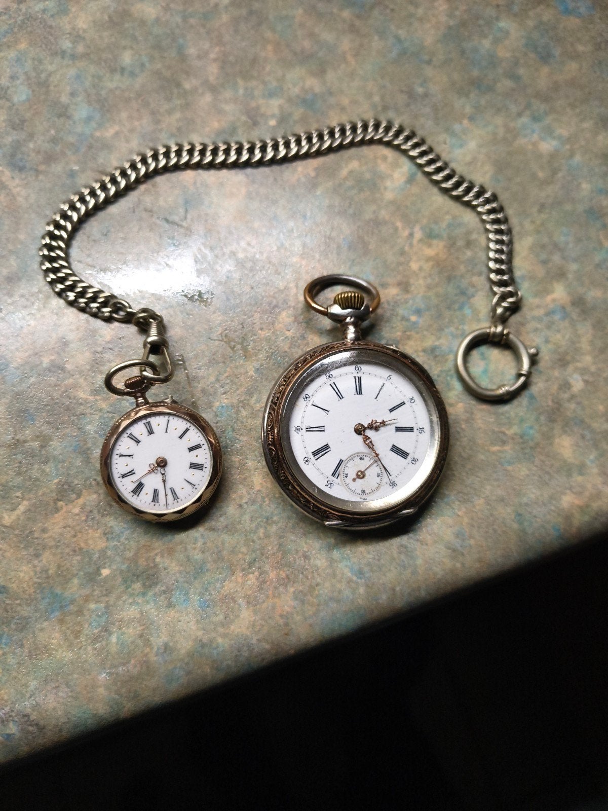 zilveren zakhorloge s met ketting, Ophalen of Verzenden, Zilver, Overige merken, Met ketting