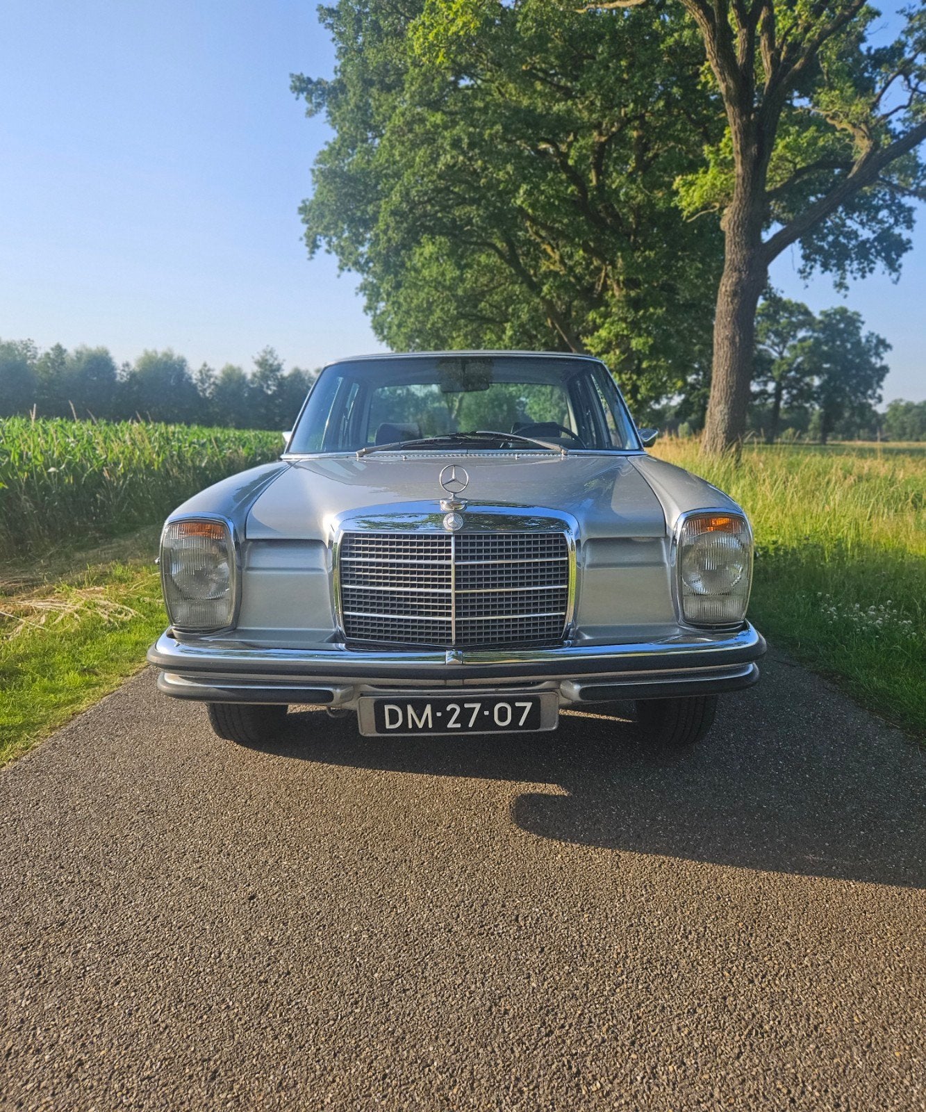 Mercedes-Benz 200-Serie 2.7 280 1972 Grijs zeer mooi, Auto's, 1408 kg, Achterwielaandrijving, Airconditioning, 160 pk